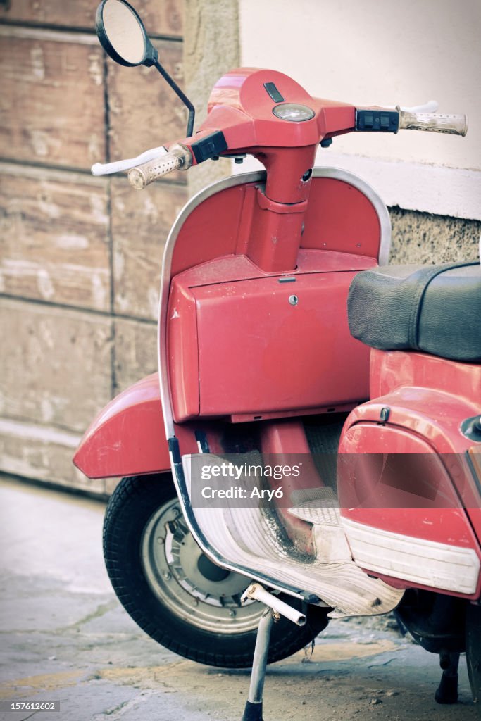 Old Italian scooter Vespa 50