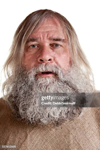 hairy harry - hairy old man stockfoto's en -beelden