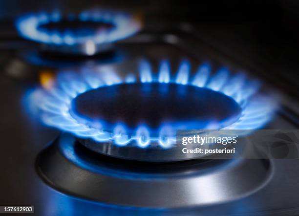 gas burner - in flames stock pictures, royalty-free photos & images