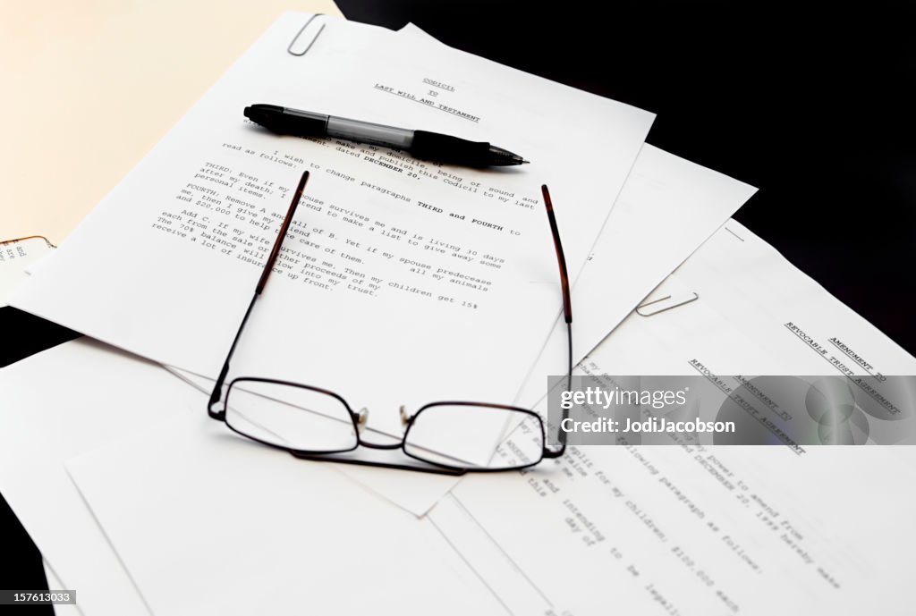 Amendment to a last will and revocable trust