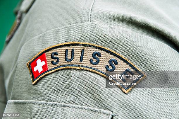 swiss army - swiss soldiers stock pictures, royalty-free photos & images