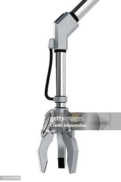 robotic arm - hand claw stock pictures, royalty-free photos & images