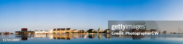 copenhagen harbor a summer morning - amalienborg palace stock pictures, royalty-free photos & images