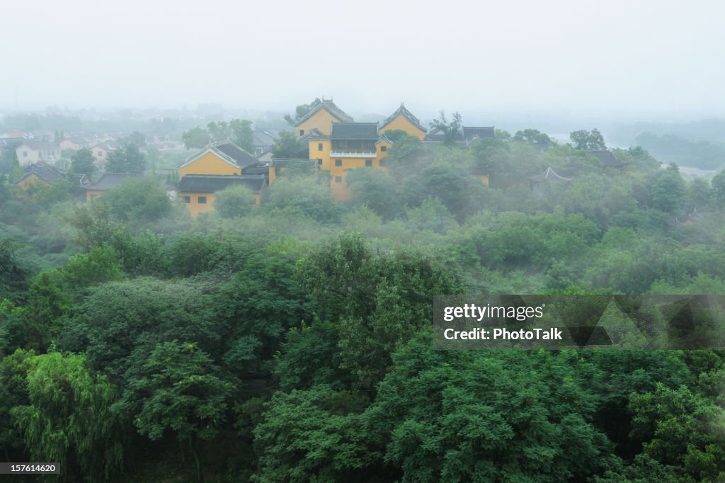 Buddhism Temple On Mountain - XLarge