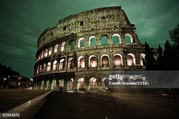 the coliseum - colloseum rome stock pictures, royalty-free photos & images