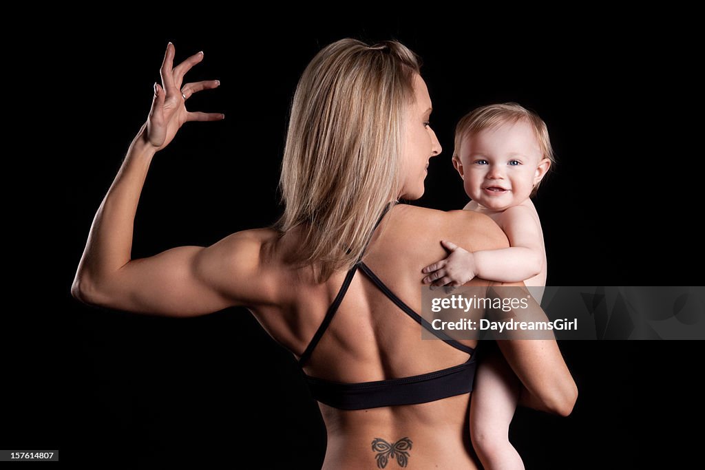 Fitness Mother and Child