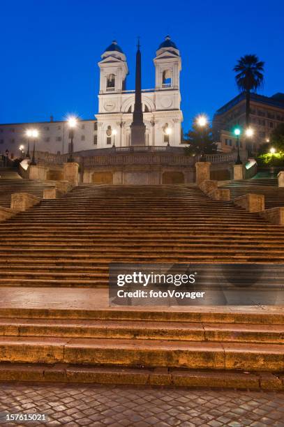 degraus espanhóis scalinata di spagna marco praça roma itália europa - scalinata di trinità dei monti imagens e fotografias de stock