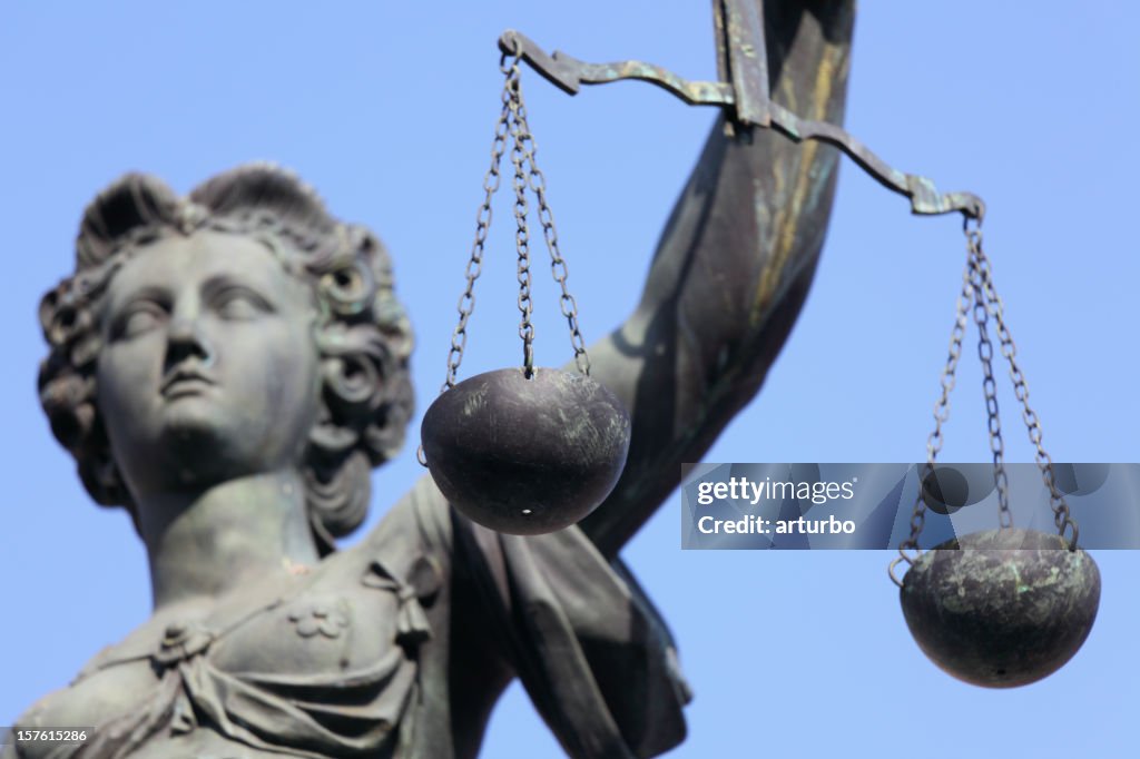 Lady Justice with scale