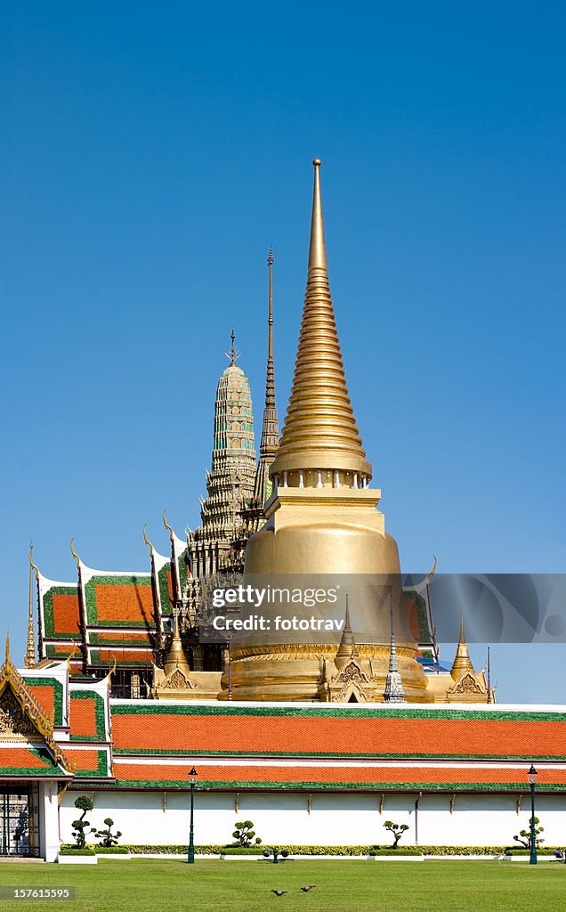 Bangkok royal palace - landmark tourist attraction in Thailand