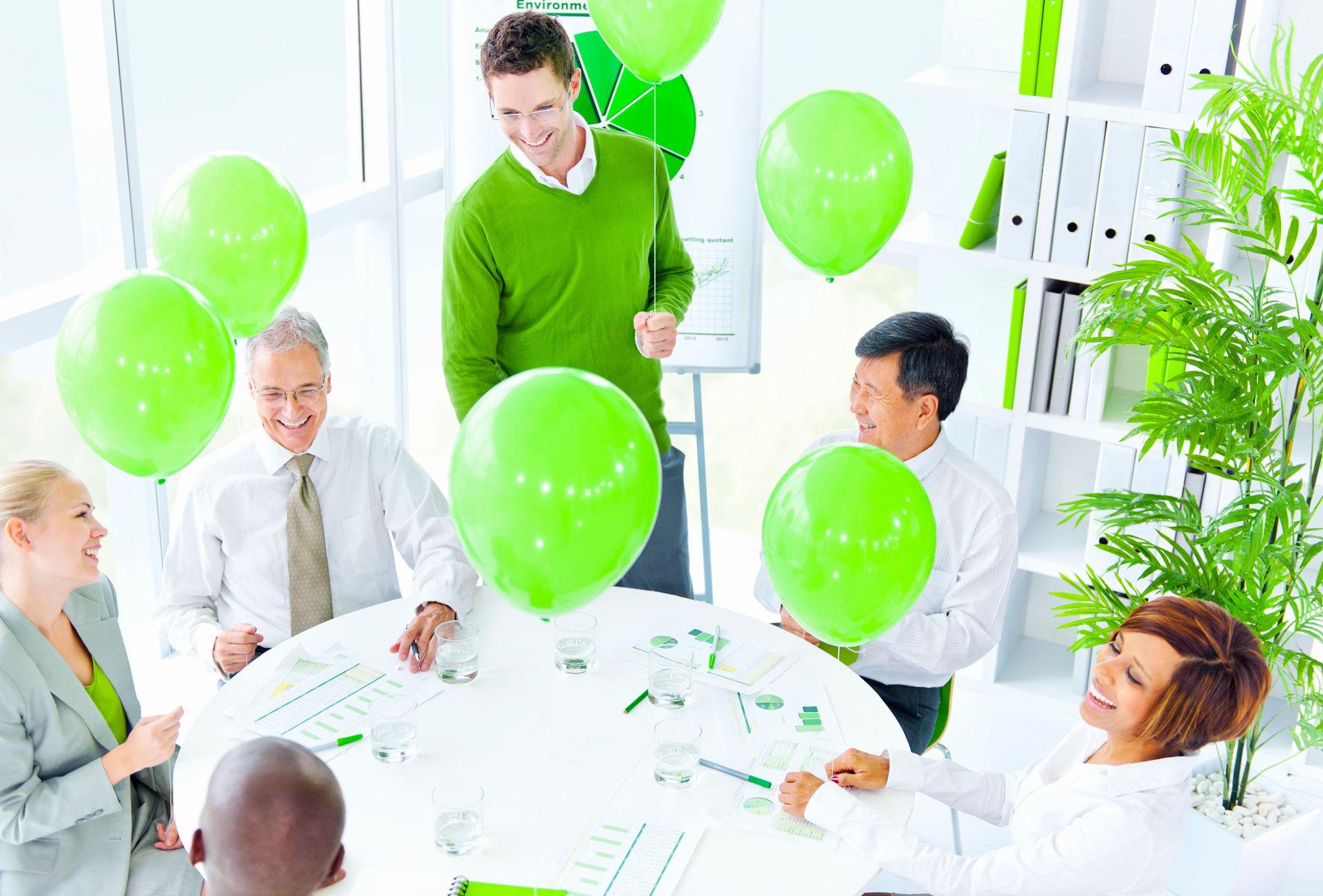 corporate event balloons