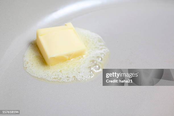 Butter Melting In Pan High-Res Stock Photo