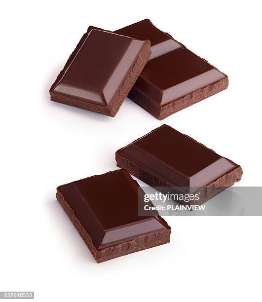 chocolate - chocolate chunks stockfoto's en -beelden