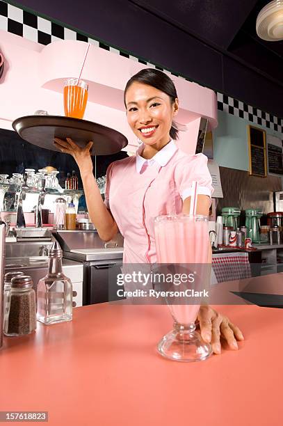 soda shop. - soda fountain stock pictures, royalty-free photos & images