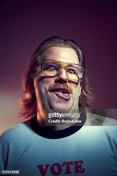 goofy guy portrait - ugliness stock pictures, royalty-free photos & images