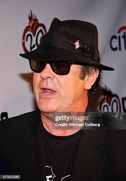 Actor Dan Aykroyd attends the House Of Blues' 20th Anniversary Celebration at House of Blues Sunset Strip on December 4, 2012 in West Hollywood,...