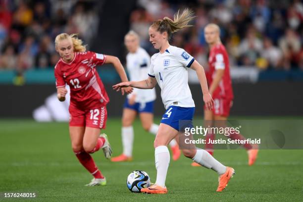 Keira Walsh of England during the FIFA Women's World Cup Australia & New Zealand 2023 Group D match between England and Denmark at Sydney Football...