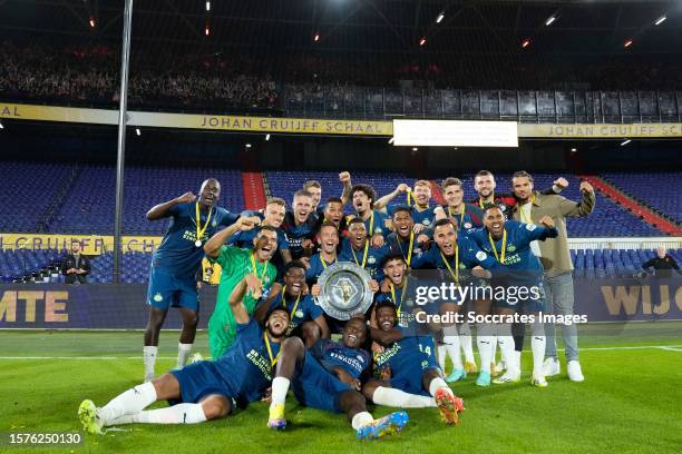 Walter Benitez of PSV, Patrick van Aanholt of PSV Olivier Boscagli of PSV, Andre Ramalho of PSV, Jordan Teze of PSV, Ibrahim Sangare of PSV, Isaac...