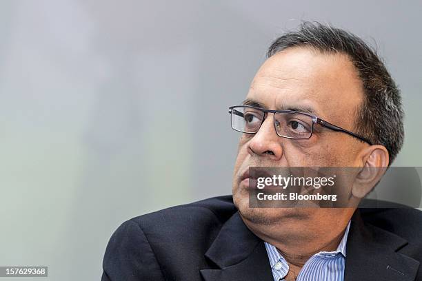 Alok Agarwal, chief financial officer of Reliance Industries Ltd., attends the PwC CFO Conclave in Mumbai, India, on Wednesday, Dec. 5, 2012. Now is...