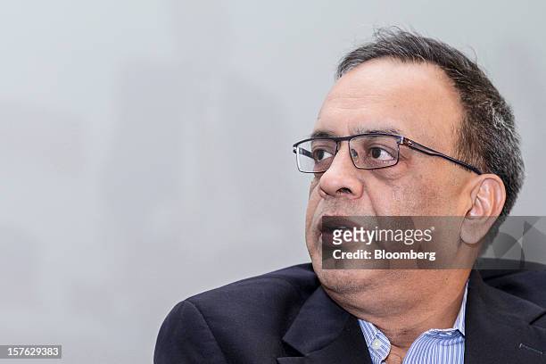 Alok Agarwal, chief financial officer of Reliance Industries Ltd., speaks during the PwC CFO Conclave in Mumbai, India, on Wednesday, Dec. 5, 2012....