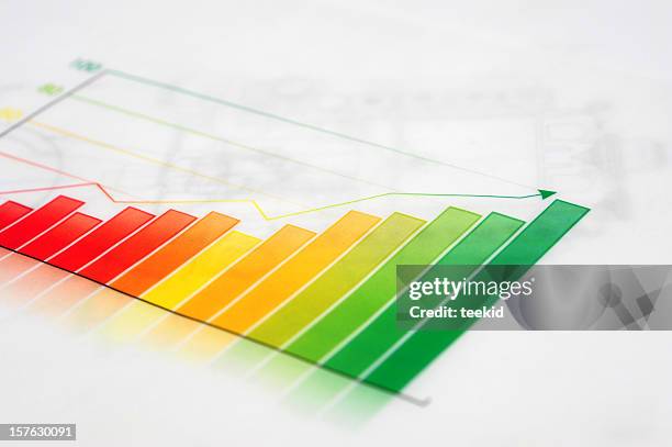 business graph-growth concept-business finance success chart - growth chart stock pictures, royalty-free photos & images