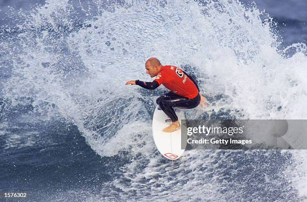 Australian Jake Paterson in action during the first round of the Rip Curl Pro held at Bells Beach, Victoria, Australia. Paterson snatched victory in...