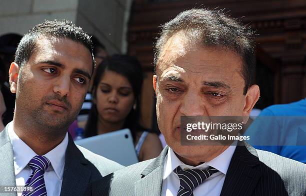 Vinod Hindocha, father of murdered Anni Dewani at the Cape Town High Cour at the Cape Town High Court on December 5, 2012 in Cape Town, South Africa....