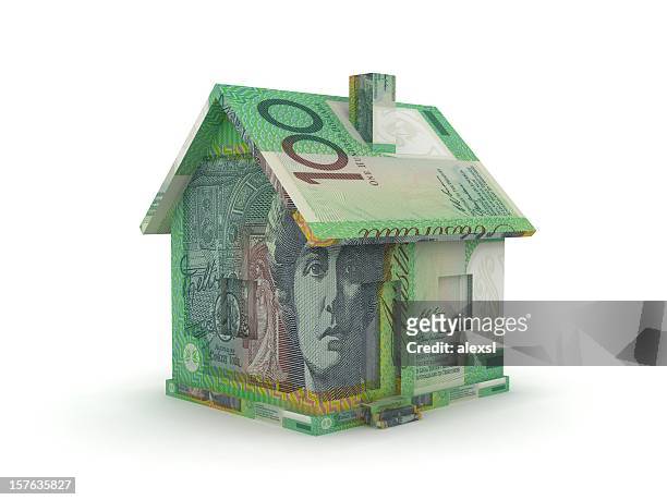 australian real estate - australian dollars stockfoto's en -beelden