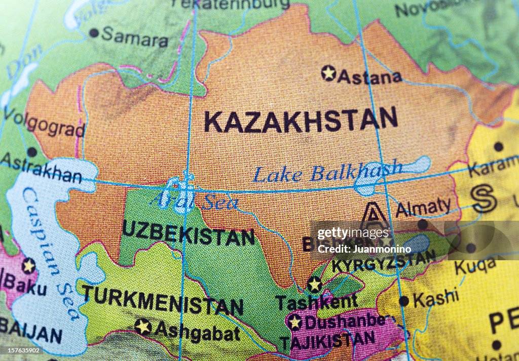 Kazakhstan and neighbor countries