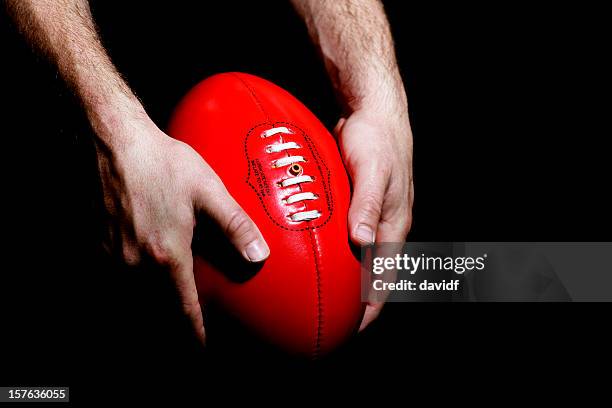 australian rules football - afl footy stock pictures, royalty-free photos & images