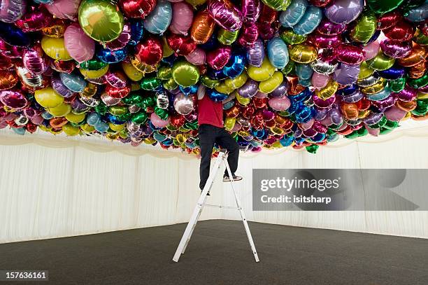 balloons - helium balloon stock pictures, royalty-free photos & images