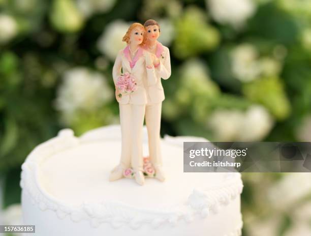 wedding - gay marriage stockfoto's en -beelden