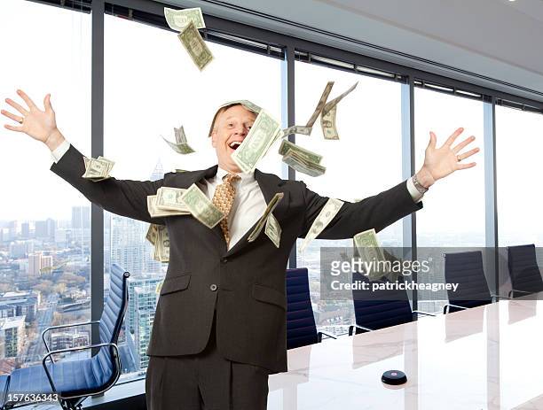 businessman with money - throwing money stock pictures, royalty-free photos & images