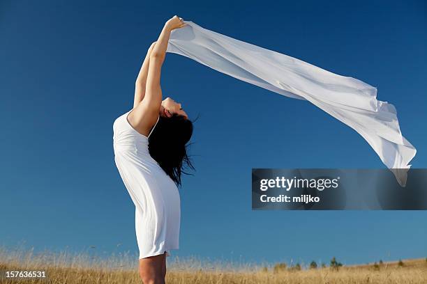 playing with the wind - curtain blowing stock pictures, royalty-free photos & images