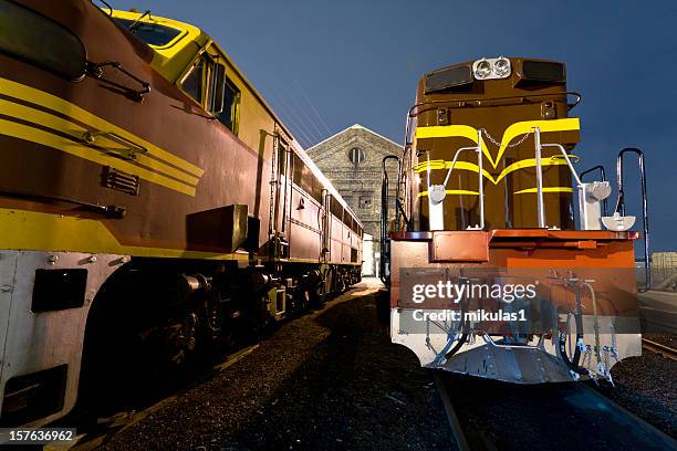 diesel locomotives - cowcatcher bildbanksfoton och bilder