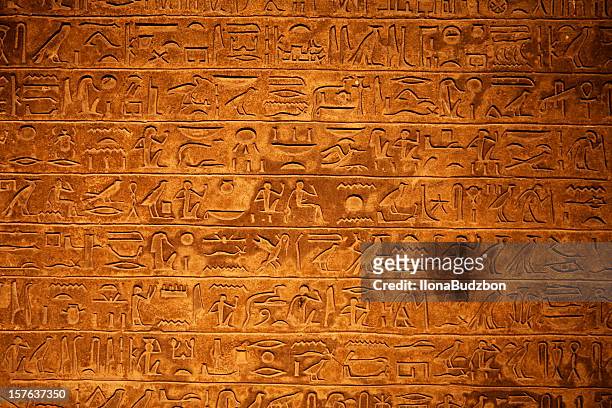 象形文字 - ancient egyptian culture ストックフォトと画像