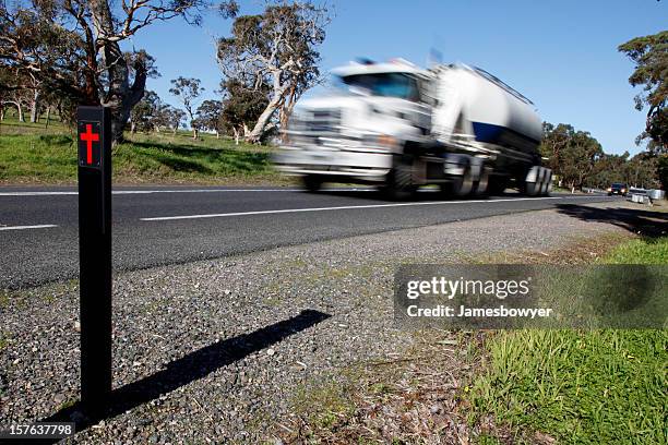 speeding truck - country roads stock pictures, royalty-free photos & images