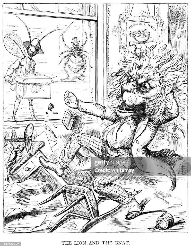Aesop's Fables - The Lion and Gnat