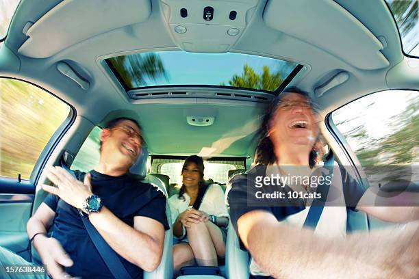 car passengers - sunroof stock pictures, royalty-free photos & images