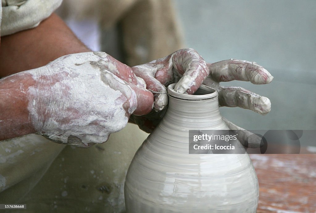 Pottery making