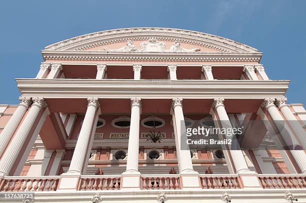 amazonas opera house theatre - manaus stock pictures, royalty-free photos & images