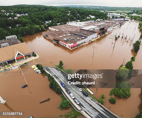 Flooded Shopping Mall Flooded Shopping Mall