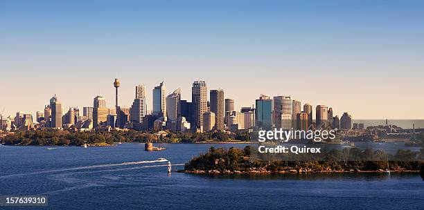 sydney skyline, australia - north sydney stock pictures, royalty-free photos & images