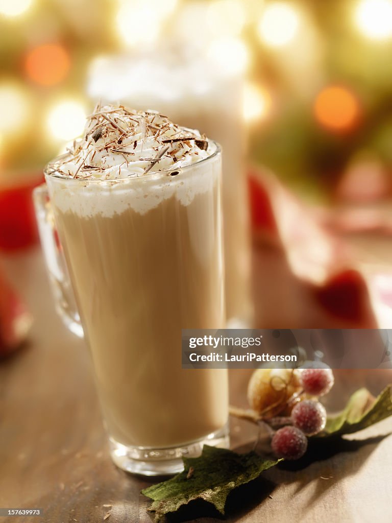 Hot Chocolate or Latte at Christmas Time