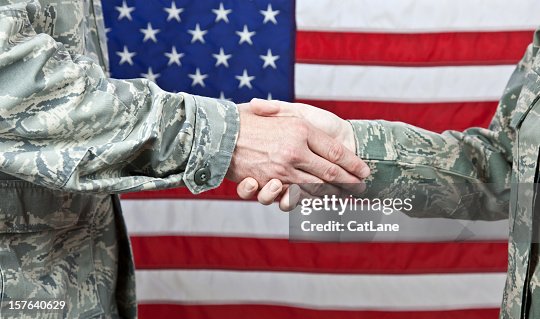 Military Handshake High-Res Stock Photo - Getty Images