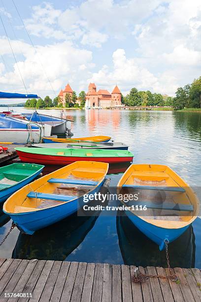 trakai, lithuania - trakai stock pictures, royalty-free photos & images