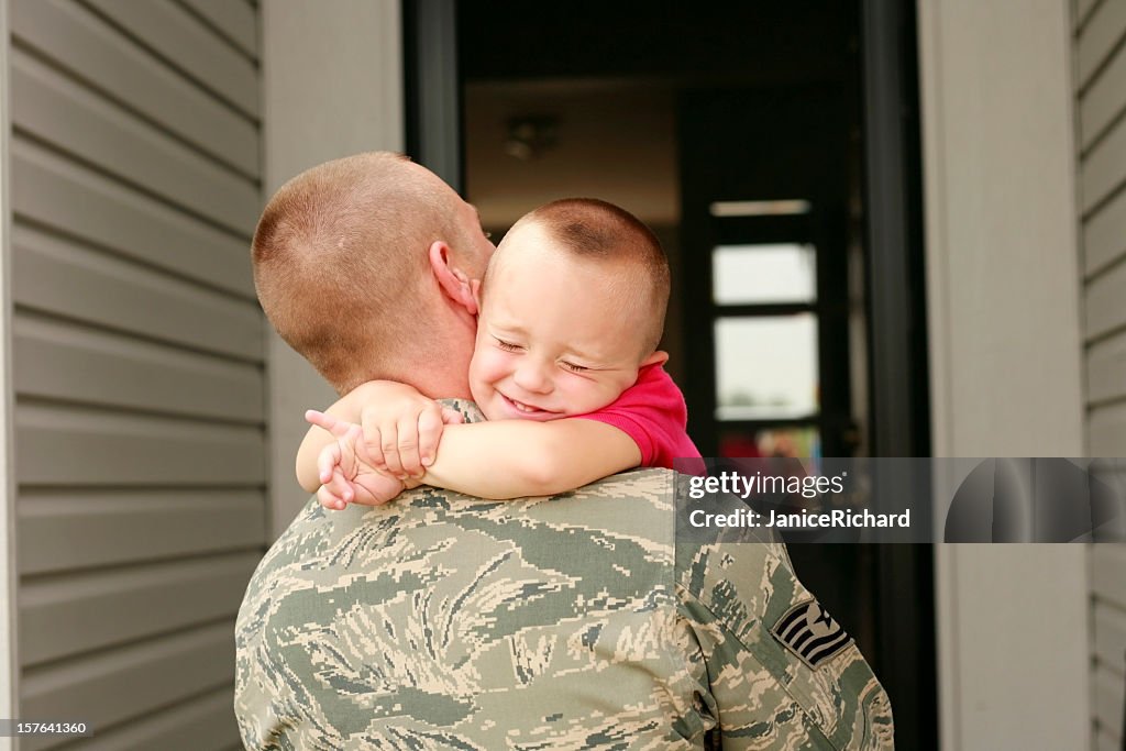 Militär Vater und Sohn