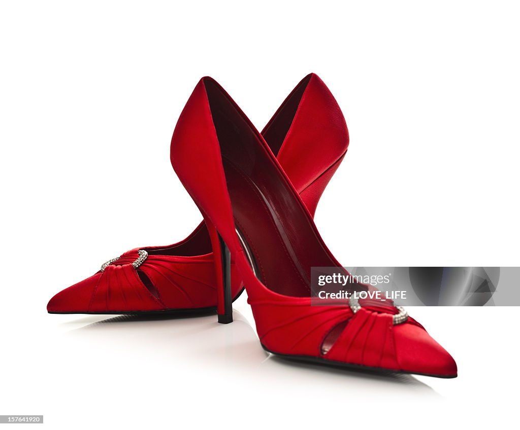 Red High Heel Shoes High-Res Stock Photo - Getty Images