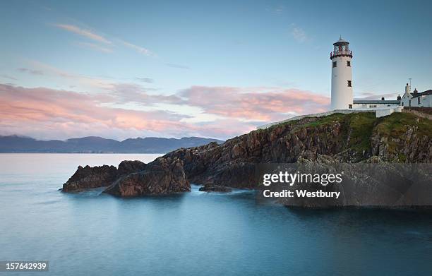 lighthouse - donegal ireland stock pictures, royalty-free photos & images