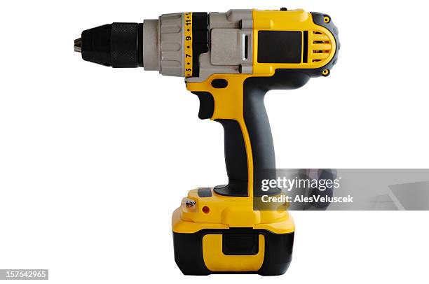 cordless power drill - drill stock pictures, royalty-free photos & images