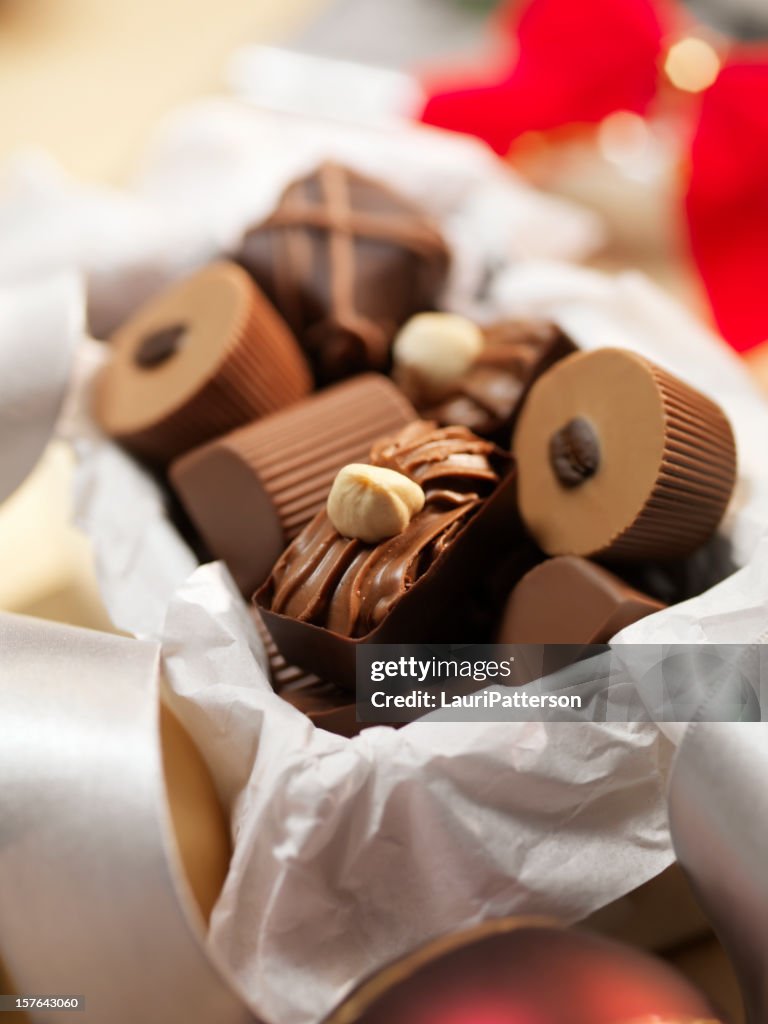 Caja de regalo de trufas de Chocolate